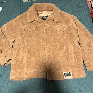 UGG Frankie fluff trucker jacket XL